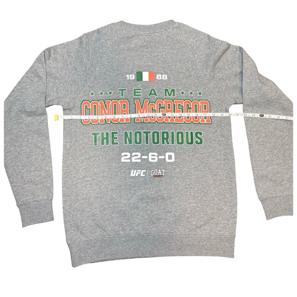UFC Conor McGregor Gray Sweatshirt Size S - New Without Tags - Picture 2 of 6